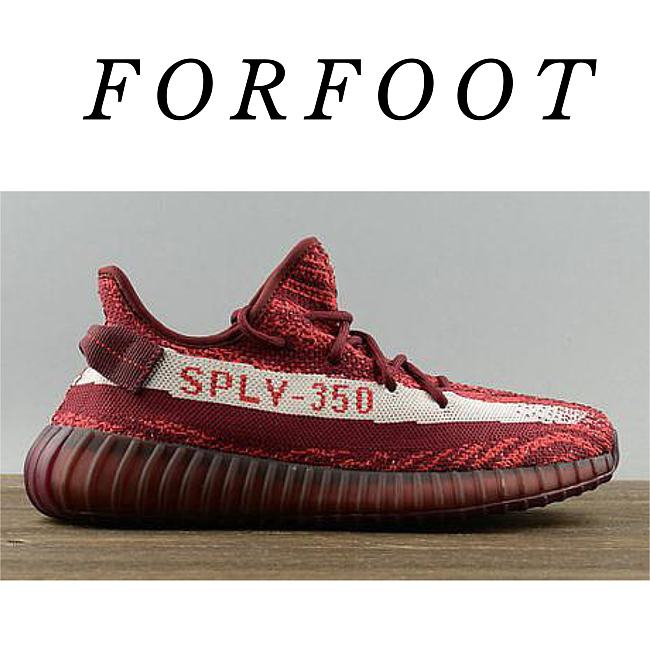 Adidas Yeezy Boost 350 V2 Wine red zebra - 1