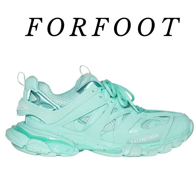 BALENCIAGA TRACK SNEAKER RECYCLED SOLE IN GREEN  - 1