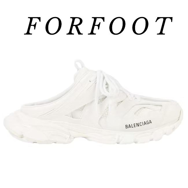 Balenciaga Track Mule White - 653814W3CP39000 - 1