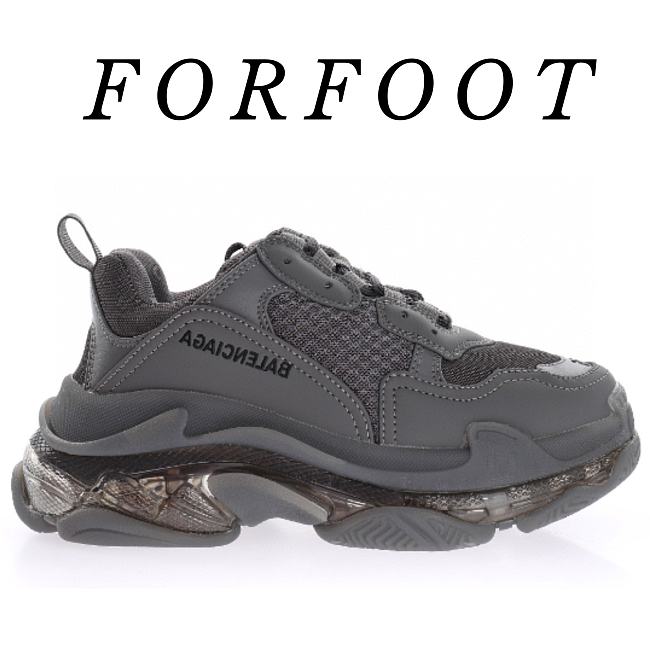 Balenciaga Triple S Black Clear Sole (W)  544351 W09O 11000 - 1