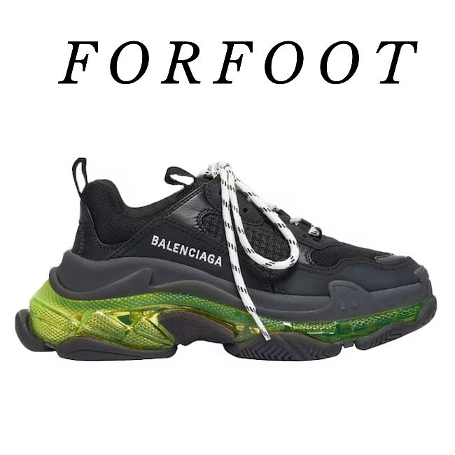 Balenciaga Triple S Black Yellow Fluo (W) 544351W09ON1047 - 1