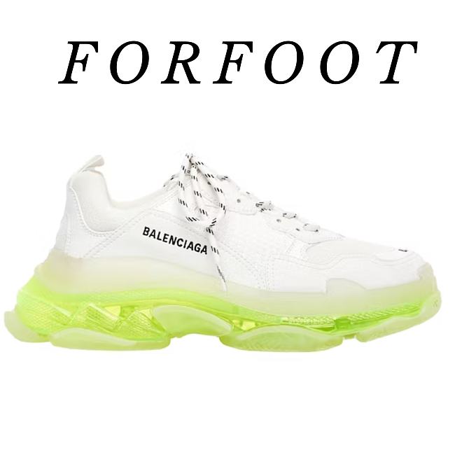Balenciaga Triple S Clear Sole White Fluo Yellow  541624W2FR19073 - 1