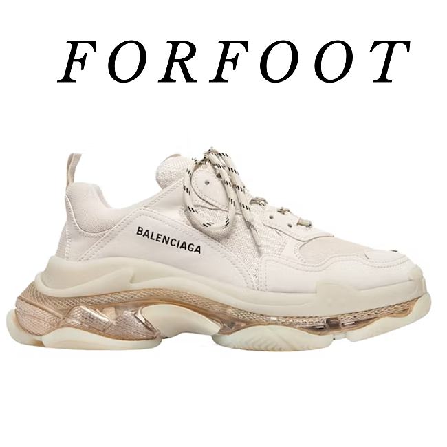 Balenciaga Triple S Clear Sole Off White 541624W2FB19005 - 1