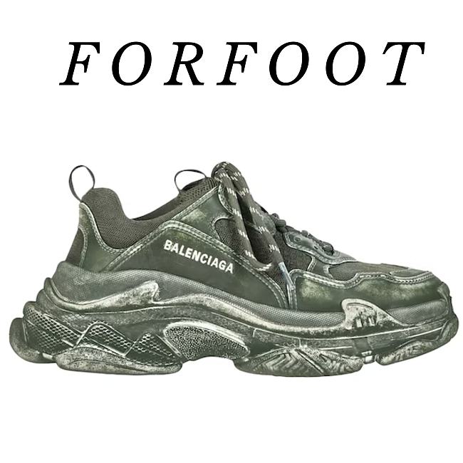 Giày Balenciaga Triple S Faded Green 536737W3CN33900 - 1