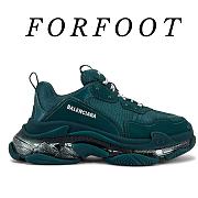 Balenciaga Triple S Clear Sole Full Dark Green 541624W2GA13210 - 1