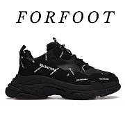 Balenciaga Triple S Allover Logo Black  536737 W2FA1 1090 - 1
