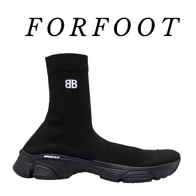 Balenciaga Black Speed 3.0 Trainers Black - 1