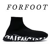 Balenciaga Speed Graffiti Trainers Black 605972W05GE1006 - 1