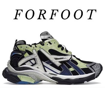 Balenciaga Runner Green Blue Black Grey 677403W3RB55179