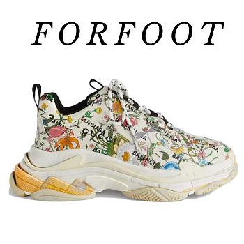 Gucci x Balenciaga The Hacker Project Triple S Flora Print 681068UL110 8461