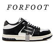 AMIRI Skel Top Low Black White - 1