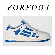 AMIRI Skel Top Low White Blue - 1