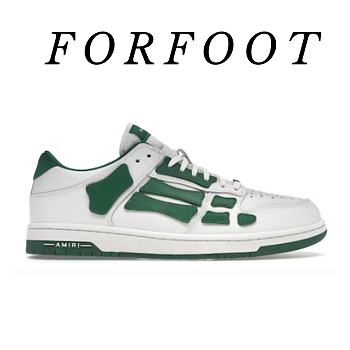 AMIRI Skel Top Low White Green MFS003-114