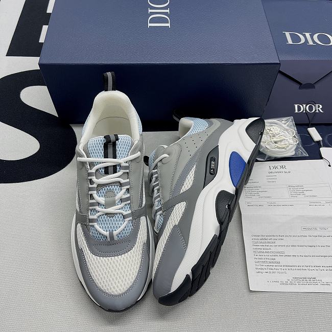 Dior B22 Low Top Grey Blue - 1