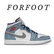 Air Jordan 1 Mid French Blue Fire Red DN3706-401 - 1
