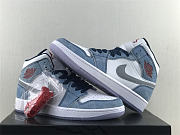 Air Jordan 1 Mid French Blue Fire Red DN3706-401 - 2