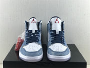 Air Jordan 1 Mid French Blue Fire Red DN3706-401 - 4
