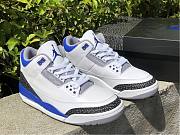 Air Jordan 3 Retro Racer Blue White CT8532-145 - 4