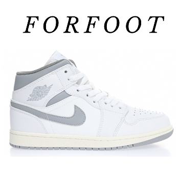 Air Jordan 1 Mid Neutral Grey - 554724-135