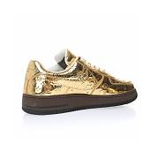 Louis Vuitton Nike Air Force 1 Low By Virgil Abloh Metallic Gold - 4