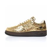 Louis Vuitton Nike Air Force 1 Low By Virgil Abloh Metallic Gold - 3