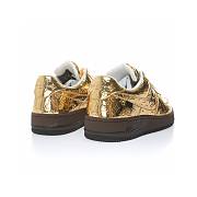 Louis Vuitton Nike Air Force 1 Low By Virgil Abloh Metallic Gold - 5