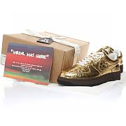 Louis Vuitton Nike Air Force 1 Low By Virgil Abloh Metallic Gold - 6