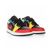 Air Jordan 1 Low SE Black Multi-Color (W) - DN3739-060 - 5
