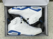 Air Jordan 6 Retro Sport Blue (2014) 384664-107 - 3
