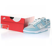 Nike Dunk Low Retro Fleece Swoosh Worn Blue FB1871-011 - 3