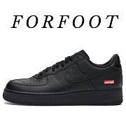 	 Nike Air Force 1 Low Supreme Black CU9225-001 - 1