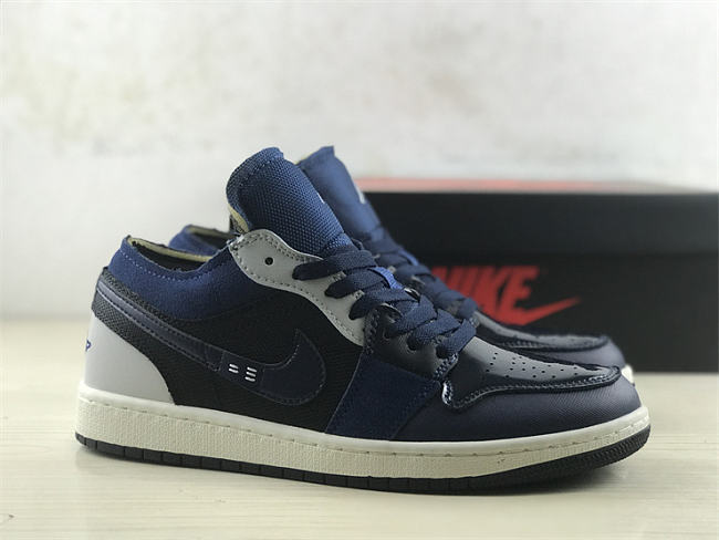Air Jordan 1 Low SE Craft Obsidian French Blue Ashen Slate White  DR8867-400 - 1