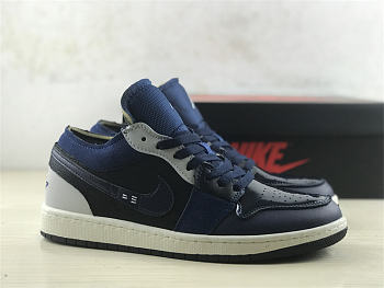 Air Jordan 1 Low SE Craft Obsidian French Blue Ashen Slate White  DR8867-400