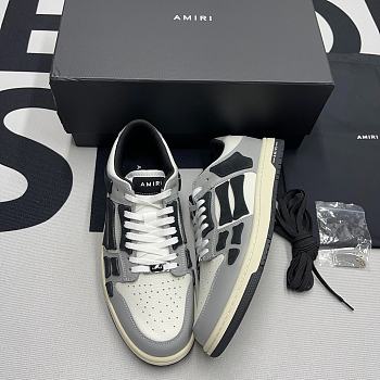 Amiri Skel Low Top Sneakers Black Grey
