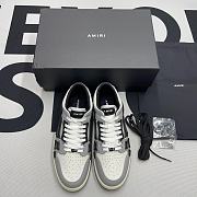 Amiri Skel Low Top Sneakers Black Grey - 6