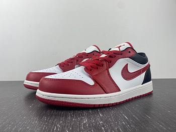 Air Jordan 1 Low Reverse 'Black Toe' DC0774-160