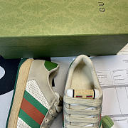 Gucci 20mm Screener Vintage Leather Sneakers - 2