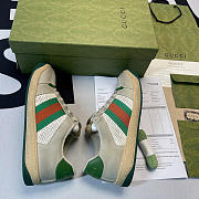 Gucci 20mm Screener Vintage Leather Sneakers - 6