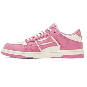 Amiri White and Pink Skel Low Top Sneakers - 5