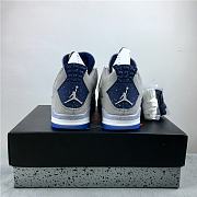 Air Jordan 4 Retro Georgetown Hoyas PE - 5