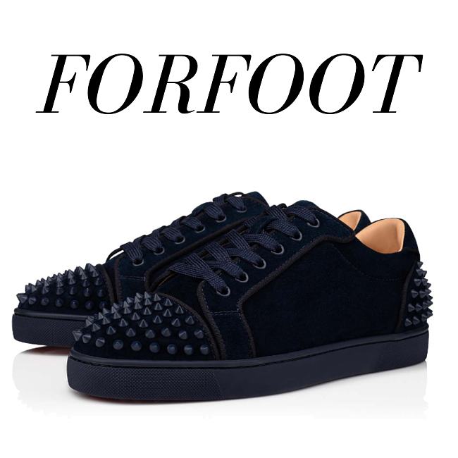 Christian Louboutin Seavaste Sneakers Orlarto Blue Fabric - 1