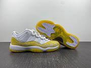 Air Jordan 11 Low WMNS “Yellow Snakeskin” AH7860-107 - 4