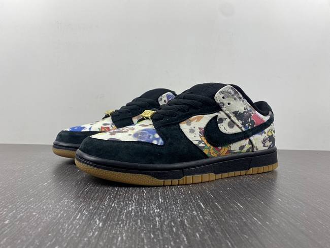 Nike SB Dunk Low Supreme Rammellzee - FD8778-001 - 1