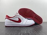 	 Air Jordan 1 Retro Low White Varsity Red - 705329-101 - 6