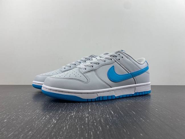 	 Nike Dunk Low Retro Pure Platinum Blue Lightning DV0831-001 - 1