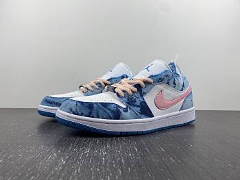 	 Air Jordan 1 Low Washed Denim DM7866-996
