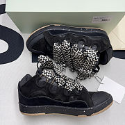 	 Lanvin Leather Curb Black Sparkle - 3