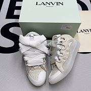 Lanvin Leather Curb White Beige - 1