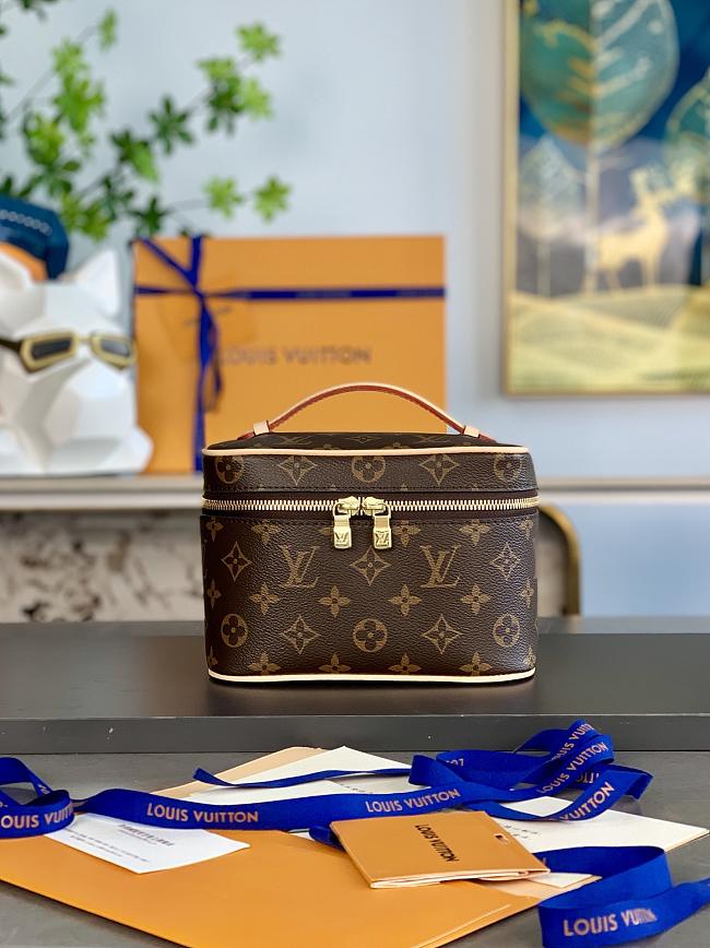 LV Nice Mini Toiletry Pouch Monogram Canvas size 20 x 13.5 x 12 - 1