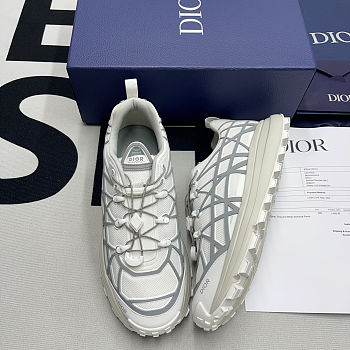 Dior B31 Runner White Grey Men's 3SN297ZUV_H060